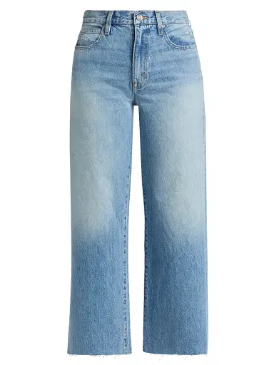 SLVRLAKE Women's Grace Wide-Leg Crop Jeans - Find Your Way - Size 32 | Thumbnail 1