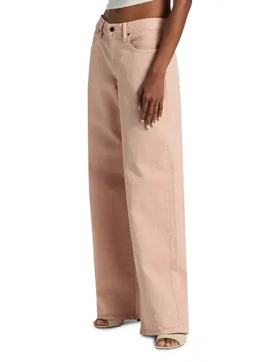 SLVRLAKE Women's Mica Wide-Leg Jeans - Desert Rose - Size 32 | Thumbnail 4