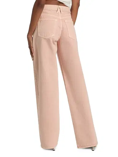 SLVRLAKE Women's Mica Wide-Leg Jeans - Desert Rose - Size 32 | Thumbnail 5