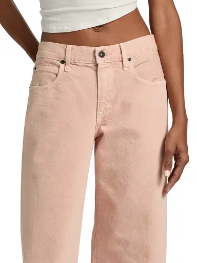 SLVRLAKE Women's Mica Wide-Leg Jeans - Desert Rose - Size 32 | Thumbnail 6