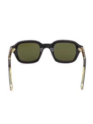 Tom Ford Men's Icon 46MM Square Sunglasses - Black Green | Thumbnail 5 Tom Ford Men's Icon 46MM Square Sunglasses - Black Green | Thumbnail 5