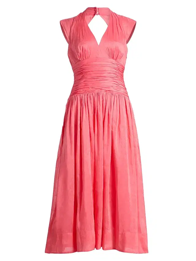 AMUR Women's Traci Day Midi-Dress - Aurelia