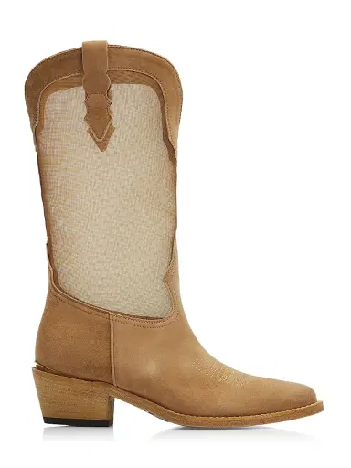 Partlow Women's Gemma 55MM Suede & Mesh Cowboy Boots - Cest - Size 10.5 | Thumbnail 1