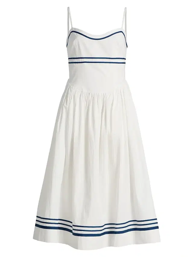 Women's Florencia Cotton Midi-Dress - White