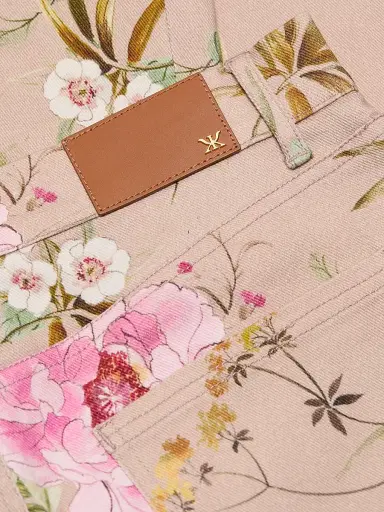 Kobi Halperin Women's Leigh Floral Cotton Twill Pants - Natural Multi | Thumbnail 7 Kobi Halperin Women's Leigh Floral Cotton Twill Pants - Natural Multi | Thumbnail 7