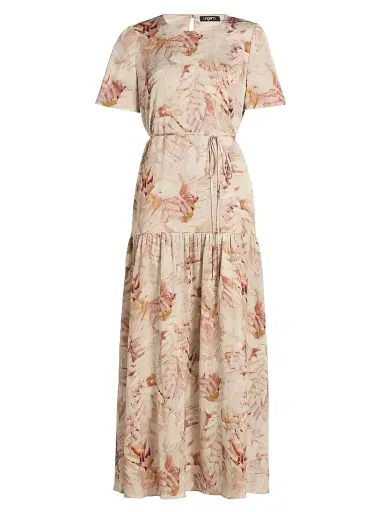 Ungaro Women's Billie Petal Print Midi-Dress | Thumbnail 1
