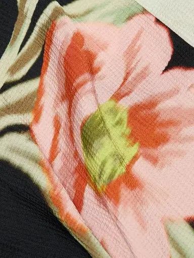 Ungaro Women's Iris Floral Tie-Waist Shirtdress | Thumbnail 7