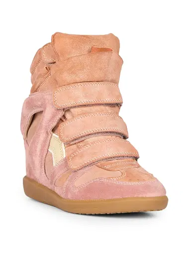 Isabel Marant Women's Bekett Suede High-Top Wedge Sneakers | Thumbnail 2 Isabel Marant Women's Bekett Suede High-Top Wedge Sneakers | Thumbnail 2