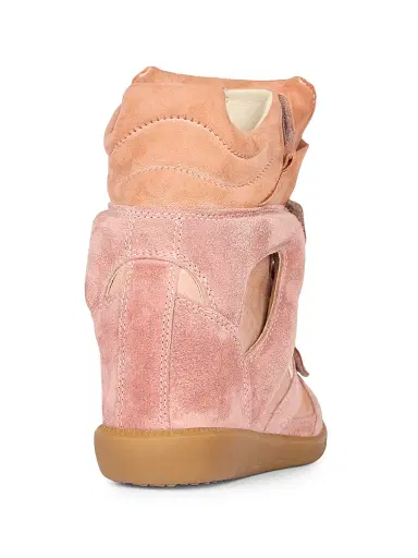 Isabel Marant Women's Bekett Suede High-Top Wedge Sneakers | Thumbnail 3 Isabel Marant Women's Bekett Suede High-Top Wedge Sneakers | Thumbnail 3