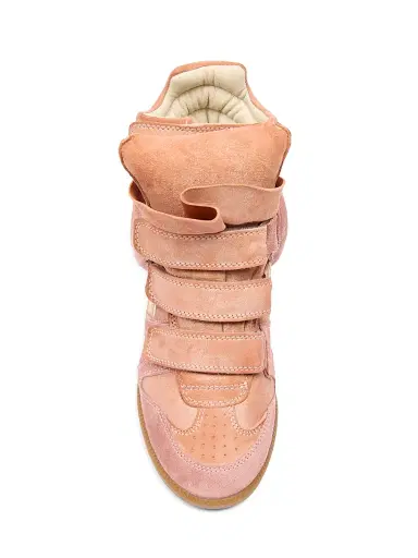 Isabel Marant Women's Bekett Suede High-Top Wedge Sneakers | Thumbnail 4 Isabel Marant Women's Bekett Suede High-Top Wedge Sneakers | Thumbnail 4