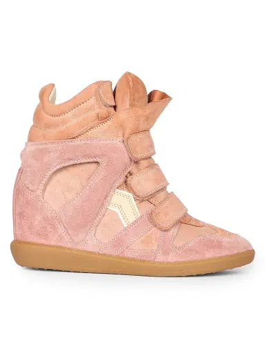 Isabel Marant Women's Bekett Suede High-Top Wedge Sneakers | Thumbnail 1 Isabel Marant Women's Bekett Suede High-Top Wedge Sneakers | Thumbnail 1