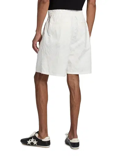 KENZO Men's Tiger Cotton Shorts - Off White - Size Large | Thumbnail 5