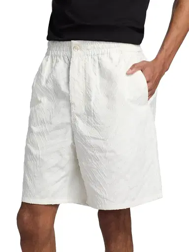 KENZO Men's Tiger Cotton Shorts - Off White - Size Large | Thumbnail 6