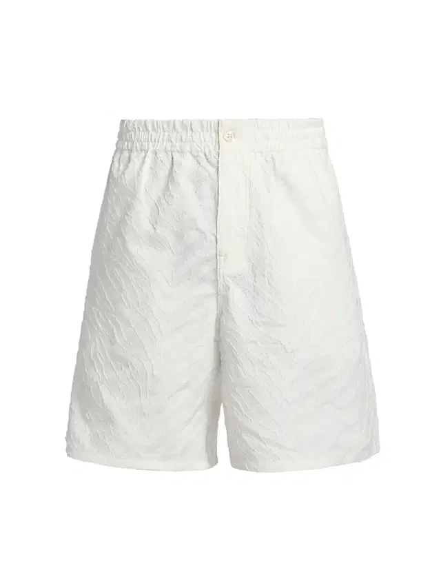 Men's Tiger Cotton Shorts - Off White