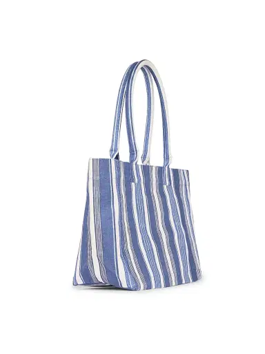 Isabel Marant Women's Yenky Logo-Detail Striped Cotton Tote Bag | Thumbnail 5