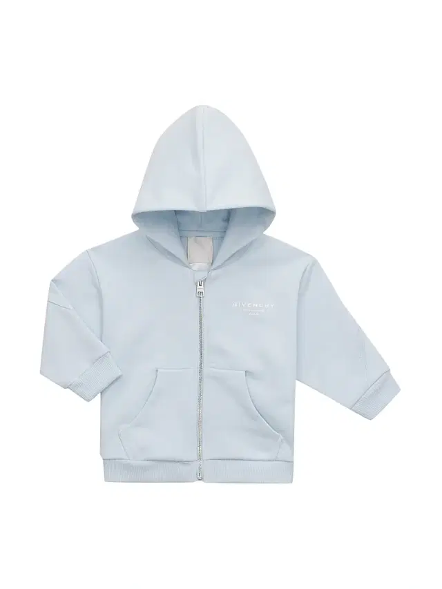 Baby Boy's & Little Boy's Logo Zip Hoodie - Pale Blue