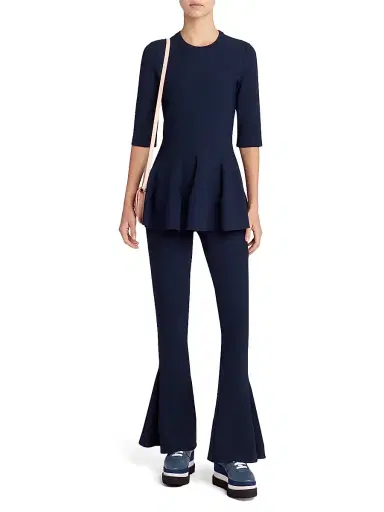 Stella McCartney Women's Compact Knit Peplum Top | Thumbnail 2 Stella McCartney Women's Compact Knit Peplum Top | Thumbnail 2