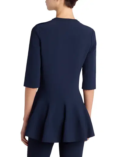 Stella McCartney Women's Compact Knit Peplum Top | Thumbnail 4 Stella McCartney Women's Compact Knit Peplum Top | Thumbnail 4