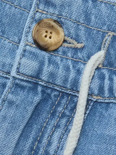 Ba&sh Women's Martina Denim Miniskirt - Light Used Blue - Size XL | Thumbnail 7 Ba&sh Women's Martina Denim Miniskirt - Light Used Blue - Size XL | Thumbnail 7