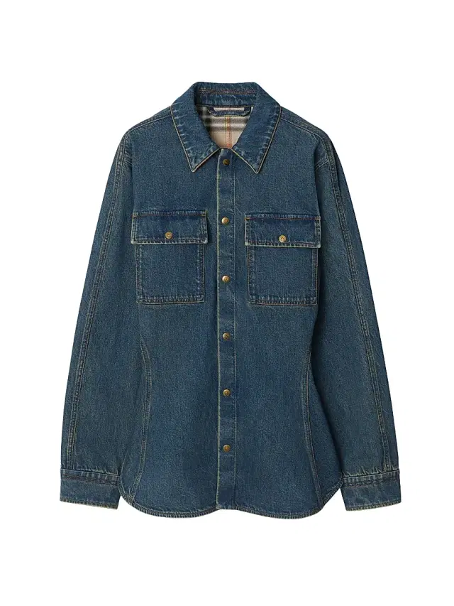 Burberry Women's Dakota Denim Oversized Jacket - Mid Blue