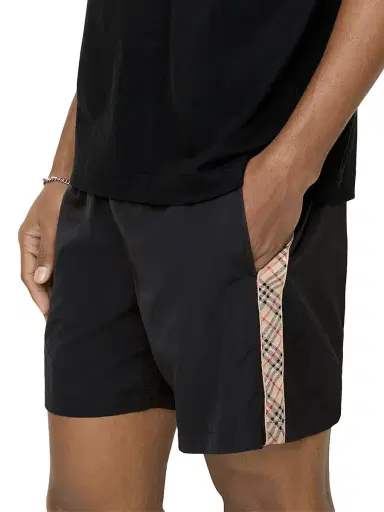 Burberry Men's Seb Check-Trim Swim Shorts | Thumbnail 2 Burberry Men's Seb Check-Trim Swim Shorts | Thumbnail 2