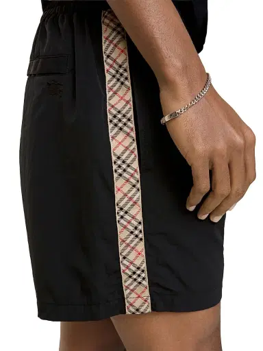 Burberry Men's Seb Check-Trim Swim Shorts | Thumbnail 3 Burberry Men's Seb Check-Trim Swim Shorts | Thumbnail 3