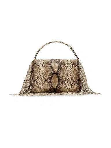 Burberry Women's Rider Small Leather Top Handle Bag - Natural | Thumbnail 2