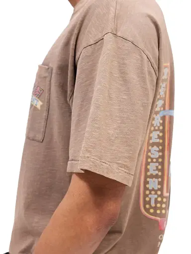 Represent Men's Mel's Dinner Cotton Crewneck T-Shirt - Dusty Brown | Thumbnail 9