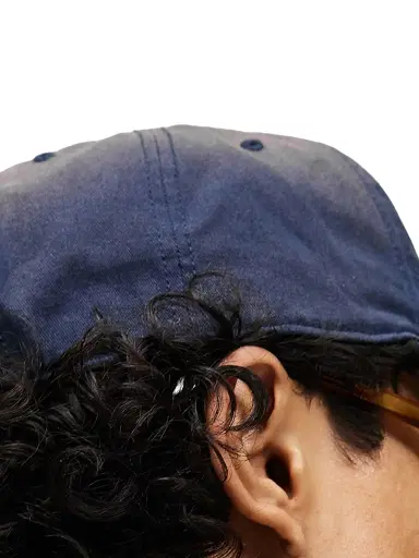 Represent Men's Nothing Tougher Embroidered Cotton Baseball Cap - Navy | Thumbnail 5 Represent Men's Nothing Tougher Embroidered Cotton Baseball Cap - Navy | Thumbnail 5