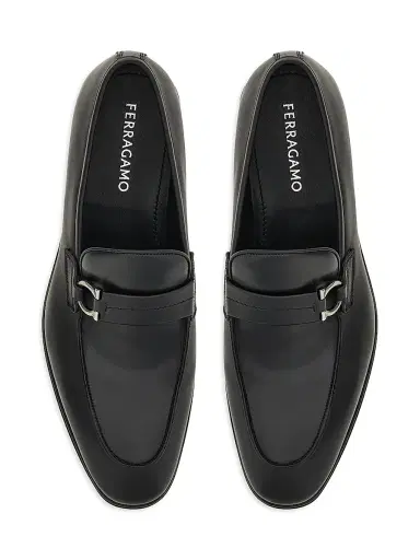Ferragamo Men's Turner Gancini Leather Loafers | Thumbnail 3 Ferragamo Men's Turner Gancini Leather Loafers | Thumbnail 3