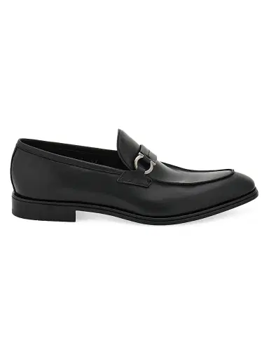 Ferragamo Men's Turner Gancini Leather Loafers | Thumbnail 1 Ferragamo Men's Turner Gancini Leather Loafers | Thumbnail 1