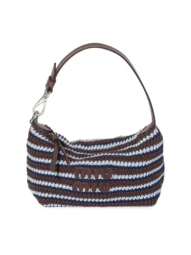 Miu Miu Women's Crochet Pouch - Blue | Thumbnail 6 Miu Miu Women's Crochet Pouch - Blue | Thumbnail 6