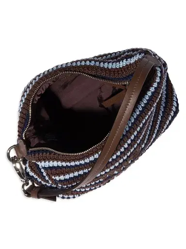 Miu Miu Women's Crochet Pouch - Blue | Thumbnail 9 Miu Miu Women's Crochet Pouch - Blue | Thumbnail 9