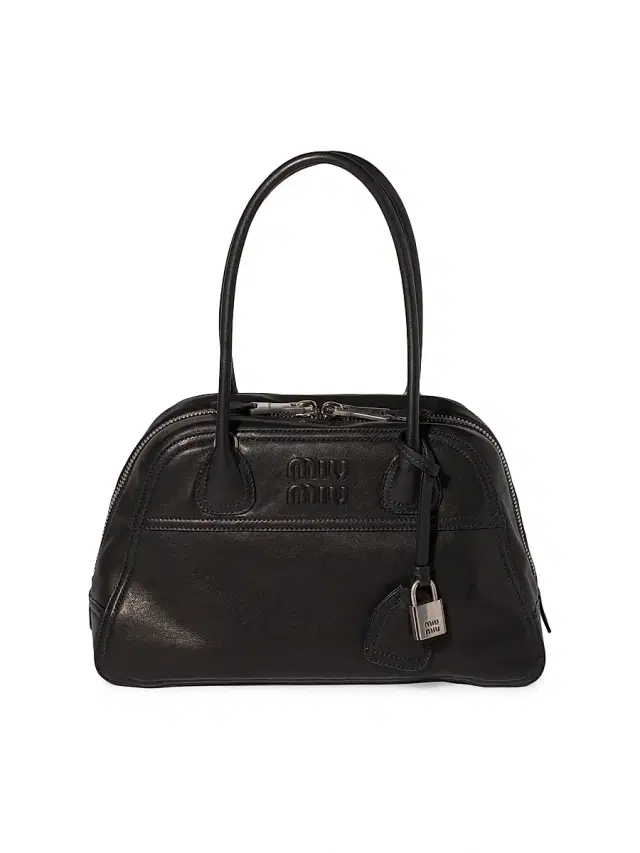 Miu Miu Women's Vivant Leather Top Handle Bag - Black