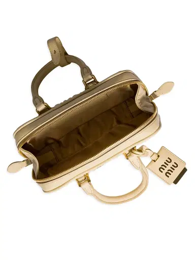 Miu Miu Women's Arcadie Matelasse Nappa Leather Mini Top Handle Bag | Thumbnail 6