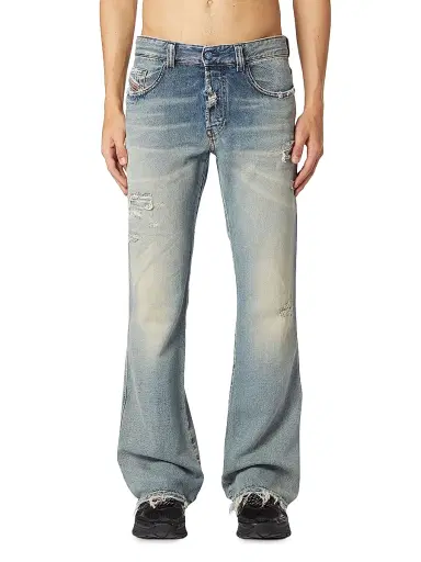 Diesel Men's 1998 D-Buck Distressed Faded Jeans | Thumbnail 1 Diesel Men's 1998 D-Buck Distressed Faded Jeans | Thumbnail 1