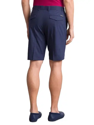 Stefano Ricci Men's Virgin Wool Blend Bermuda Shorts - Navy - Size 32 | Thumbnail 3