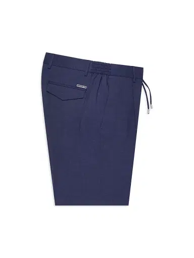 Stefano Ricci Men's Virgin Wool Blend Bermuda Shorts - Navy - Size 32 | Thumbnail 1