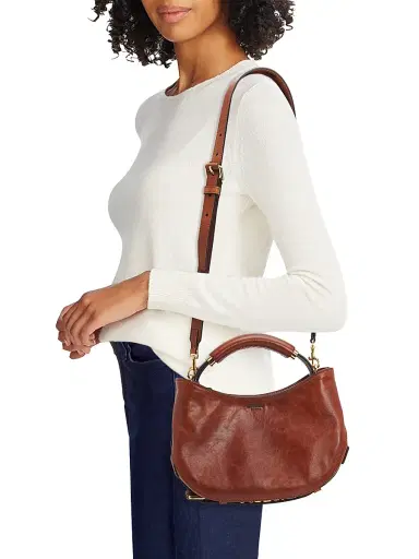 MOSCHINO Women's Logo Leather Top Handle Bag - Hide | Thumbnail 2