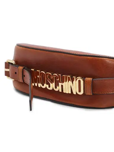 MOSCHINO Women's Logo Leather Top Handle Bag - Hide | Thumbnail 6