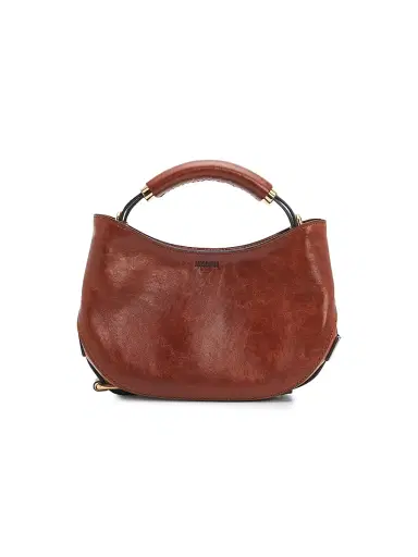 MOSCHINO Women's Logo Leather Top Handle Bag - Hide | Thumbnail 1