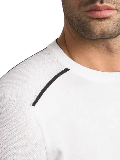 Stefano Ricci Men's Silk and Cotton Knit Crewneck Sweater - White - Size 50 | Thumbnail 4