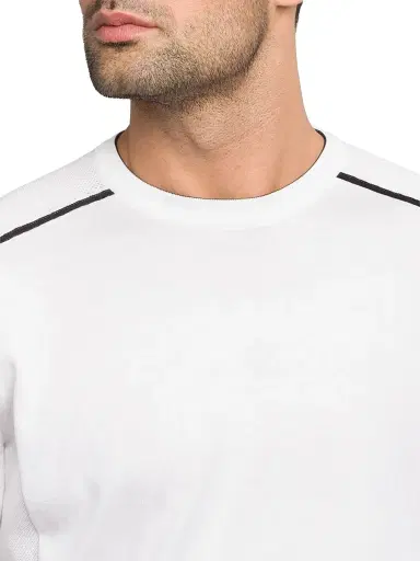 Stefano Ricci Men's Silk and Cotton Knit Crewneck Sweater - White - Size 50 | Thumbnail 6