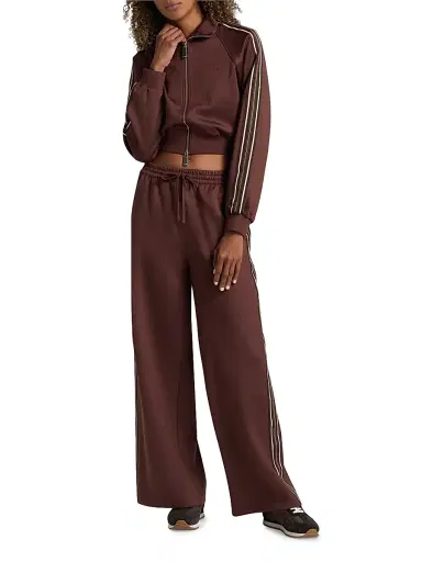 Ksubi Women's Future Memory Crop Trak Jacket - Brown - Size XL | Thumbnail 2