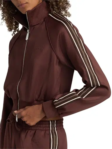 Ksubi Women's Future Memory Crop Trak Jacket - Brown - Size XL | Thumbnail 6