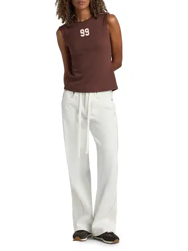 Ksubi Women's Future Memory Slim Open Back T-Shirt - Brown | Thumbnail 2 Ksubi Women's Future Memory Slim Open Back T-Shirt - Brown | Thumbnail 2