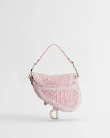 Dior Dioramour Small Saddle Bag with Strap | Thumbnail 2 Dior Dioramour Small Saddle Bag with Strap | Thumbnail 2