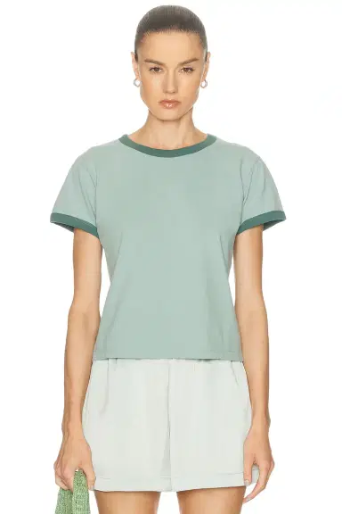LESET Margo Ringer Tee | Thumbnail 1