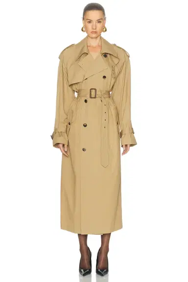 Saint Laurent Oversize Trench Coat | Thumbnail 1 Saint Laurent Oversize Trench Coat | Thumbnail 1