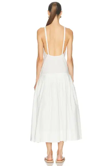 St. Agni Relaxed Pleat Dress | Thumbnail 3